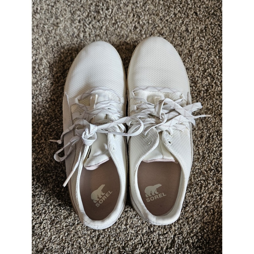 Sorel Out N About Plus or IV Low waterproof sneakers in‎ white WOMENS 10.5